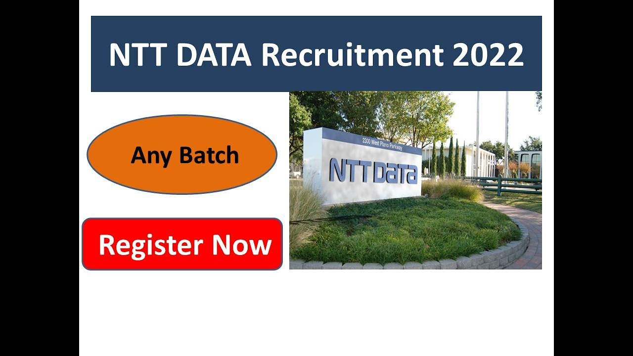 NTT DATA Off Campus Drive 2022 Registration | Hiring For Freshers | NTT DATA Recruitment 2022