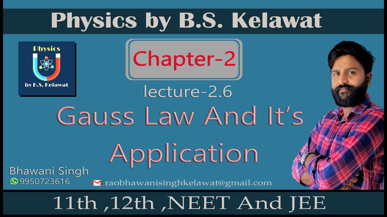 Gauss law introduction and proof#2.6#Chapter-2#ENGLISH MEDIUM#Class12th