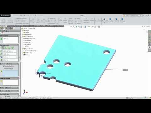 SolidWorks Feature Fill Pattern Tutorial