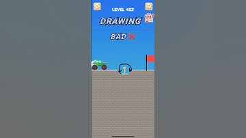 draw bridge puzzle game play level 452🚘 #gaming #drawing #Shorts