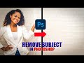 Remove Subject From Background in Photoshop | Completer photoshop tutorial