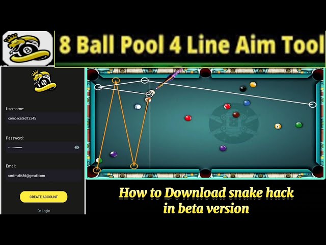 Snake Tool New Update 1.0.2 Free Download- Snake Tool New Features Free - 8  Ball Pool Snake Tool 