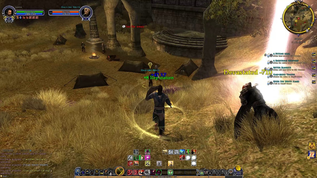 Lord of the Rings Online - A Shoeless Minstrel in the Lone Lands