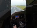 Boeing 747 Crosswind touchdown