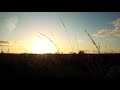 футаж поле Sunset   videos/закат-солнце-природа-пейзаж