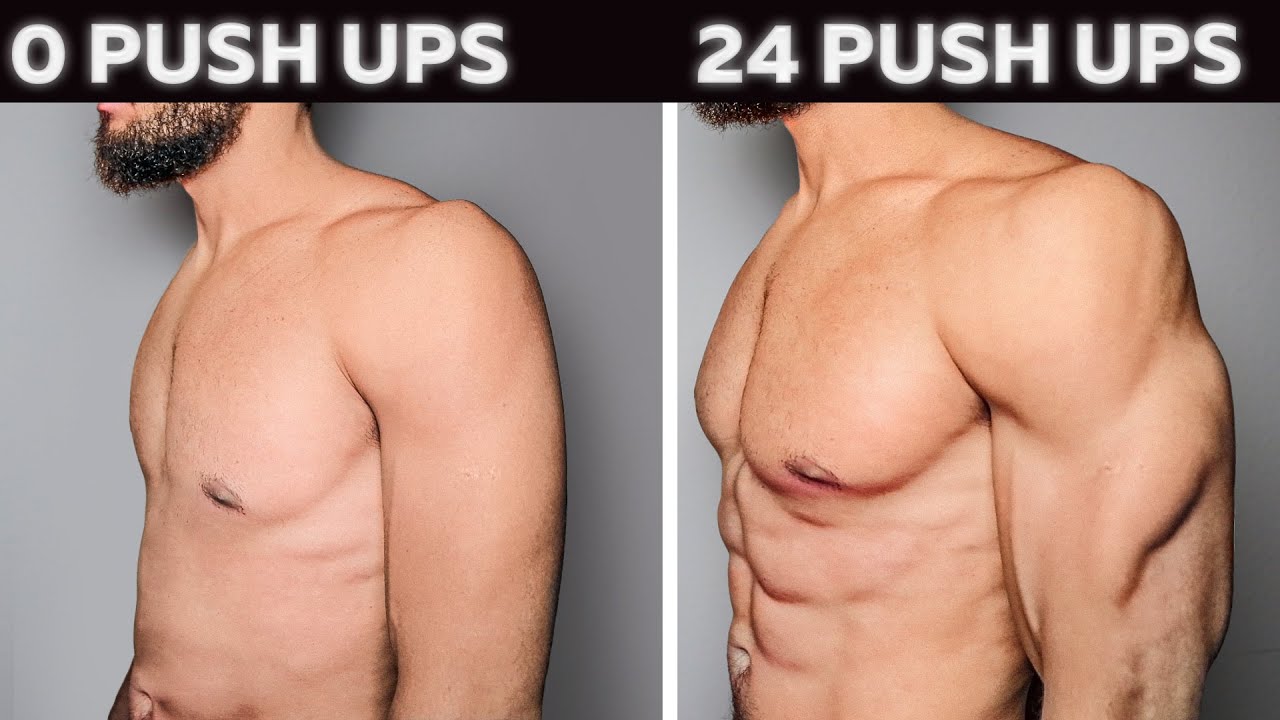 24 PUSH UP Workout for BIG CHEST - YouTube