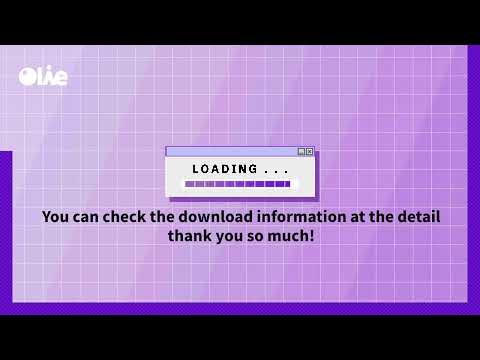 📌Retro purple loading bar background video | MP4
