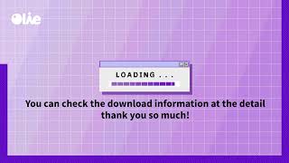 📌Retro purple loading bar background video | MP4