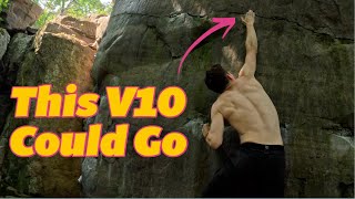 Could Trying a V10 Help You Send a V3 - Devil's Lake Bouldering