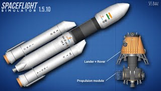 Chandrayaan 3 & LVM3 M4 Building in Spaceflight Simulator | SFS