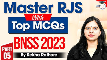 Top MCQs of BNSS for RJS & Judiciary Exams | Most Important Questions by Rekha Rathore