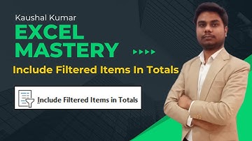 How to Use Include Filtered Items in Totals in Excel Pivot Tables