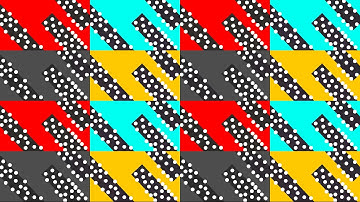 Bubbles and black shapes intro animation over many times #animation #design #intros