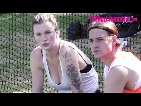 Ireland Baldwin Shows Off Her Tattoo's On The Sidelines At Local Soccer Pick-Up Match 8.25.18