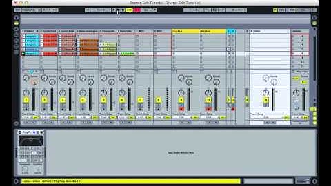 Ableton Tutorial: Use Crossfader as a master dry/wet control for effects