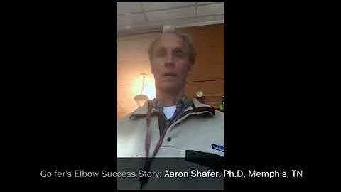 Aaron Shafer's Golfer's Elbow Testimonial