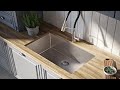 unboxing & review // Crocodile premium modular kitchen sink size  24"x18"x10" .