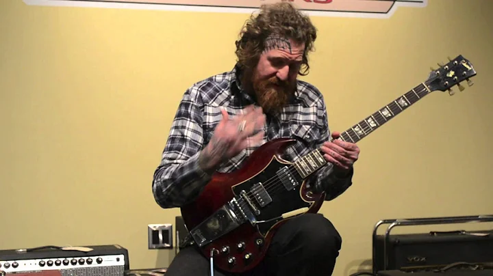 Brent Hinds from Mastodon on a 1968 Gibson SG