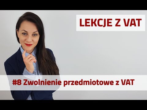 Wideo: Różnica Między Zwolnieniem A Wartością Zerową (VAT)