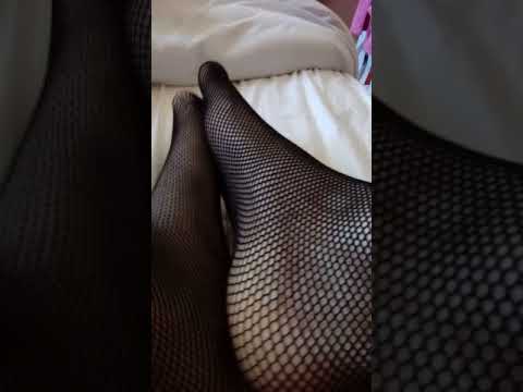 Black fishnet socks
