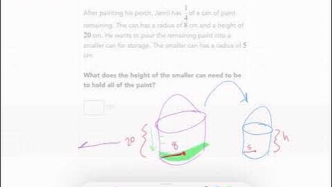 Khan Academy Tutorial: volume of cylinders, spheres, and cones word problems