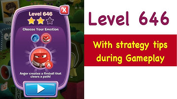 Inside Out Thought Bubbles - Level 646 - Tips and Strategy Gameplay Walkthrough Youtube No Boosters