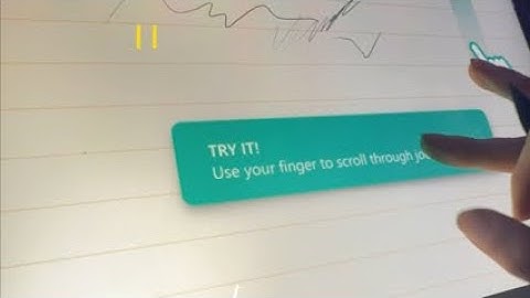 Microsoft Journal App - Handwriting on the Surface Laptop  Studio with the Slim Pen 2
