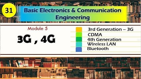 M5 L5 | 3G CDMA, 4G | WLAN | Bluetooth | Basic Electronics and commn VTU