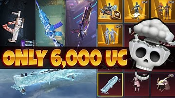 Only 6,000 UC Get M416 MUMMY, Glacier MUMMY & Ultimate BIZON, GROZA?! 😱 | PUBG Mobile Opening