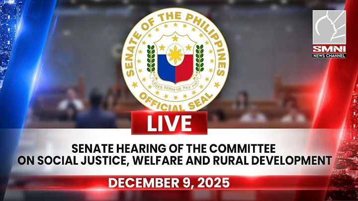LIVE: Senate hearing of the Committee on Social Justice, Welfare and Rural Development