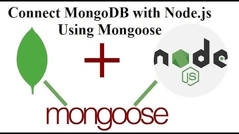 How To connect Express Server To Mongo DB database
