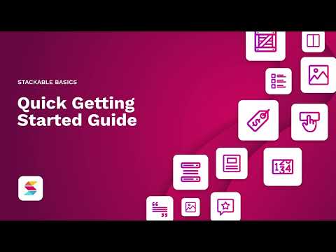 Stackable: Quick Getting Started Guide