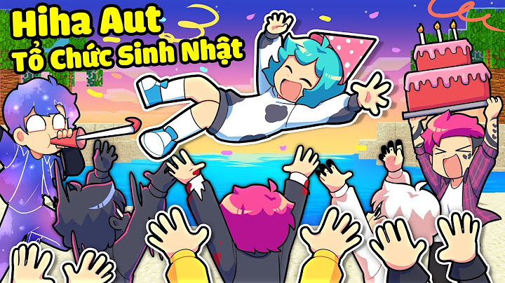 YUMMIE ĐƯỢC HIHA AUT TỔ CHỨC SINH NHẬT TRONG MINECRAFT*HIHA AUT TỔ CHỨC SINH NHẬT CHO YUMMIE 😍🤩