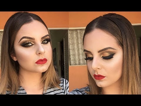 MAQUIAGEM CUT CREASE GOLD - STUDIO VAIDOSAS