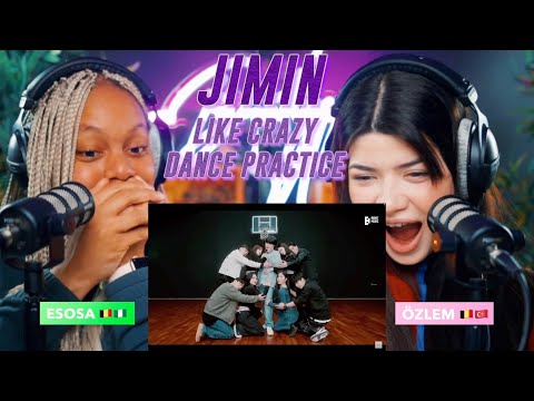 [CHOREOGRAPHY] 지민 (Jimin) 'Like Crazy' Dance Practice reaction