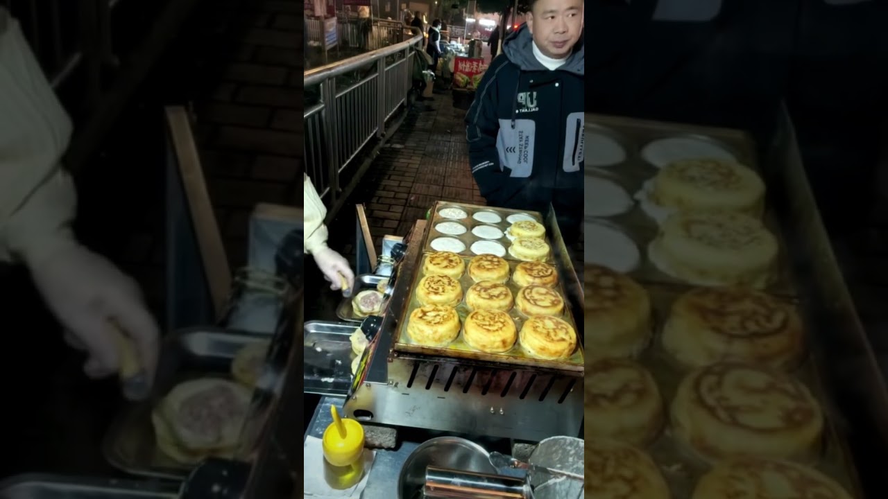 👉👉 Street Stall Meat-Egg Burger Making Process