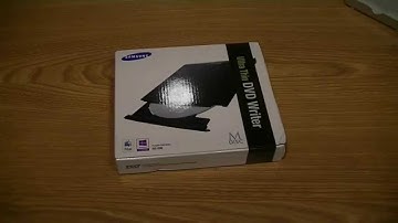 Samsung Ultra-Slim DVD Drive SE-208GB/RSBD Unboxing