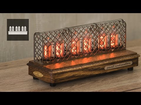 Настольные ламповые часы в необычном дизайне от Past Indicator