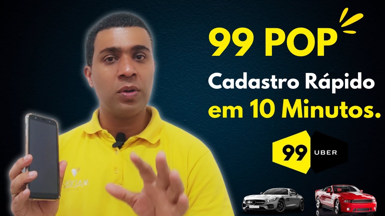 como fazer a cadastro na 99 em apenas 10 minutos - Passo a passo completo