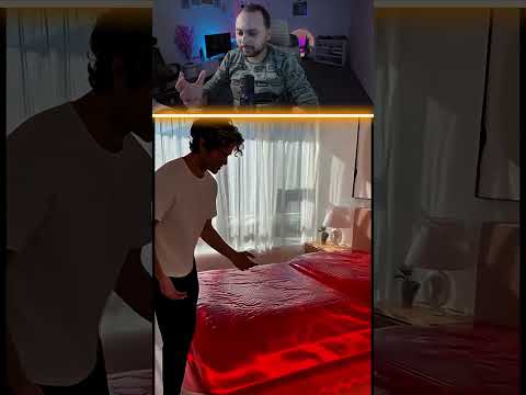 سرير مصنوع من الجيلي