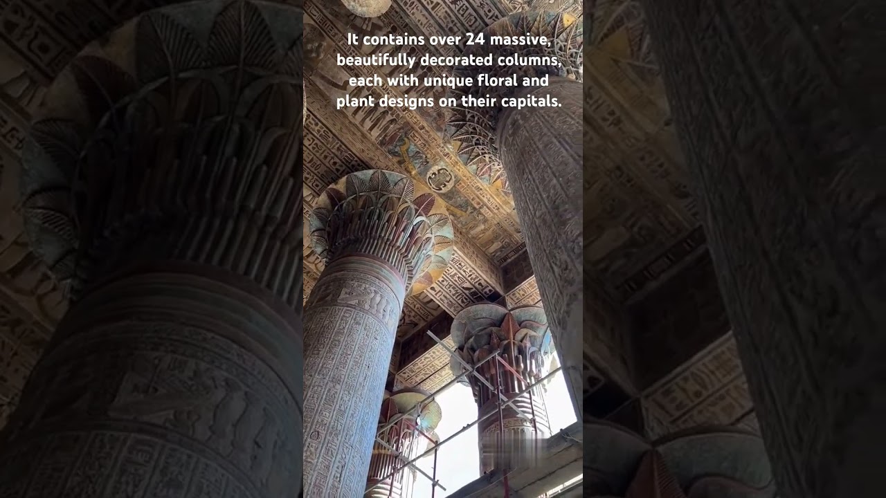 •Hypostyle hall of esna •Brief information available in description