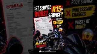 R15 1st Service Was a HUGE Mistake 😳⚠️ |SANDY EMOKID #trendingshorts #yamaha #r15 #ttf #firstservice