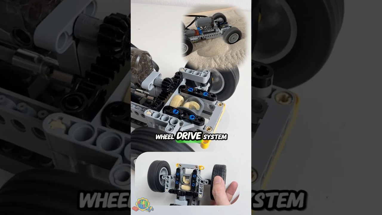 LEGO Front Axle with Steering + Independent Wheel Drive Explained