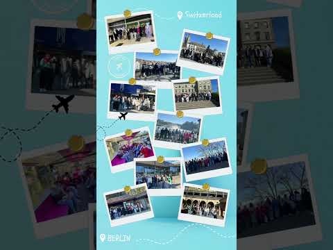 رحلة طلبة الراشد الصالح الى سويسرا و ألمانيا