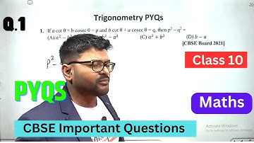 If a cot θ + b cosec θ = p and b cot θ + a cosec θ = q, then p2 – q2 =