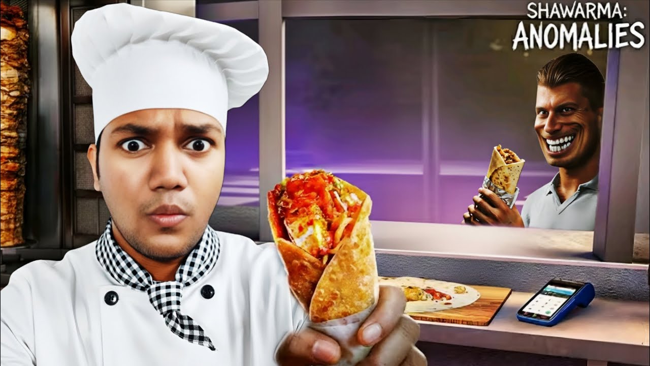 Do Not Work At Shawarma Shop At 2AM😳😱|Shawarma Kiosk Anomalies|Malayalam Funny gameplay🤣|GlitchVolt|