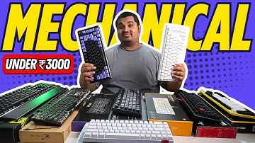 Top 8 Mechanical Keyboards Under ₹3000 (2025) 🔥 Wireless & Gasket Options!
