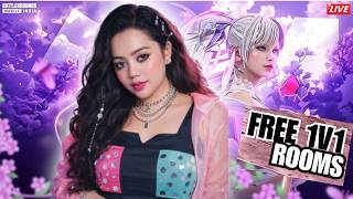1V1 room and classic with fun🎀|BGMI LIVE FREE 1V1 ROOMS WITH SUBSCRIBERS🔥l ROAD TO 4K🎯l#shotsfeed