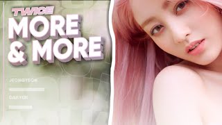 TWICE - MORE & MORE // LINE DISTRIBUTION