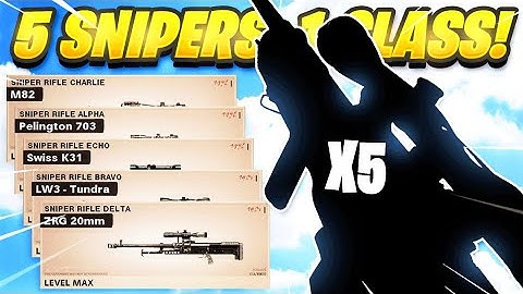 I used ALL 5 SNIPERS on 1 CLASS in Black Ops Cold War.. (GLITCH CLASS TUTORIAL)